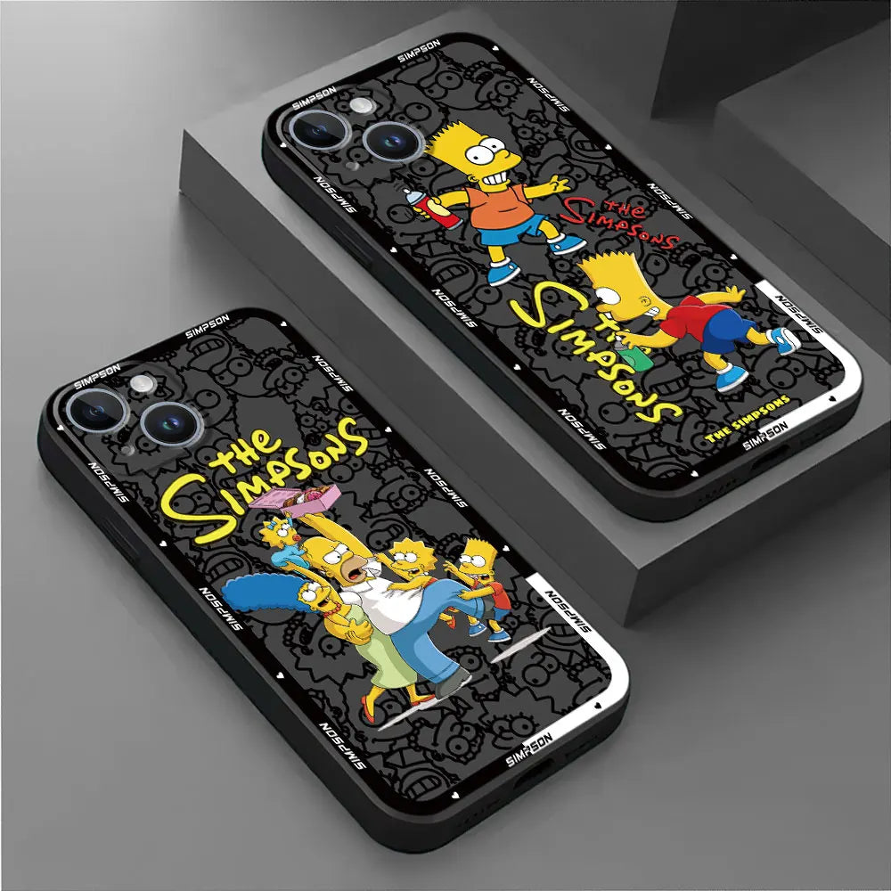 Comic Disney Simpsons Phone Case for Motorola Moto Edge 40 Pro One Fusion Plus Edge 20 Pro G9 Plus Edge 30 Neo G200 5G Cover