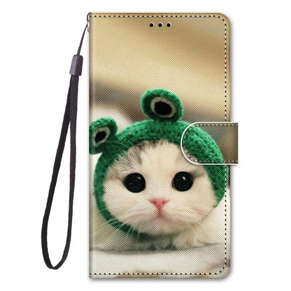 Case For Google Pixel 7A 7 Pro 6A Pixel 6 Pro Colorful Cat Lion Flower Painted Wallet Flip Card Holder Stand Back Cover