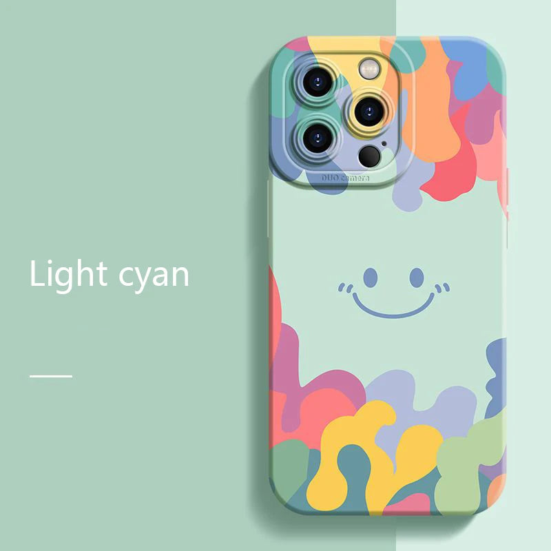 Luxury ice cream Smile Face Case For Samsung S24 S22 Ultra S23 Plus S21 S20 FE A32 A72 A73 A33 A13 A53 A52 A34 A14 A54 5G Cover