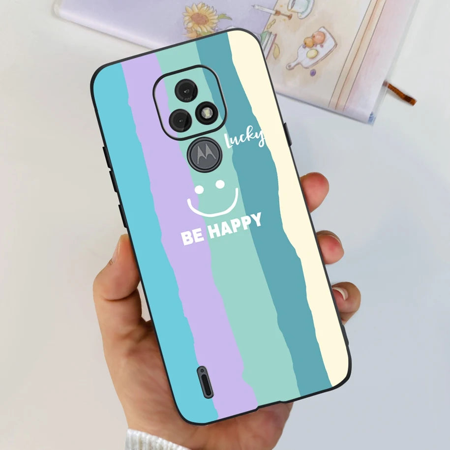 For Motorola Moto E7 Case Cover Moto E7 Power Fashion Astronaut Fundas Silicone Soft Bumper For Moto E7 Plus E7i E 7 Phone Cases