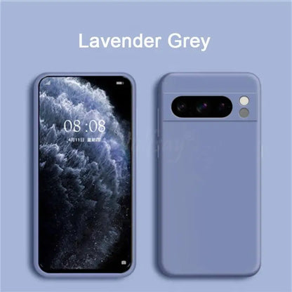 For Google Pixel 8 Pro Case Pixel 9 Pro XL Cover Liquid Silicone Rubber Protector TPU Case Pixel 8 Pro 8A 7A 7 6A 6 Pro Case