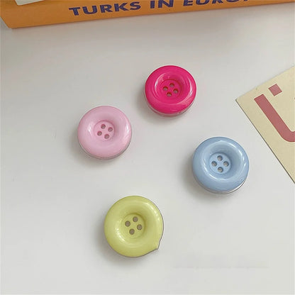 Korean Cute 3D Candy Buttons Bracket Phone Grip Tok Griptok Holder Ring For iPhone 14 Pro Accessories Phone Stand Holder Bracket