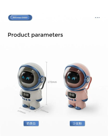 Smart Astronaut Bluetooth-compatible Speaker Mini Sound Box Portable Stereo Ai Interactive Audio With Alarm Clock Creative Gift