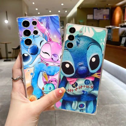 Cute Disney Stitch Phone Case for Samsung