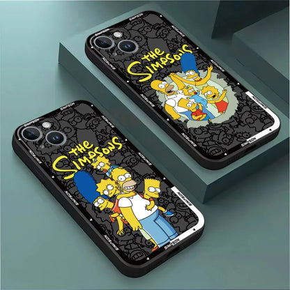 Comic Disney Simpsons Phone Case for Motorola Moto Edge 40 Pro One Fusion Plus Edge 20 Pro G9 Plus Edge 30 Neo G200 5G Cover