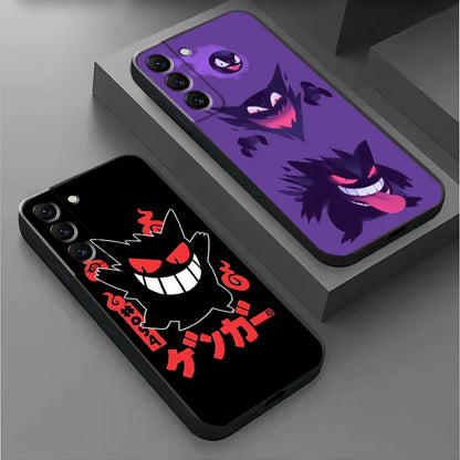 Gengar Pokemon Phone Case for Samsung Galaxy S21 S22 Ultra 5G S21 Plus S10e S7 S20 FE S8 S9 S10 S22Plus TPU Soft Cases Cover