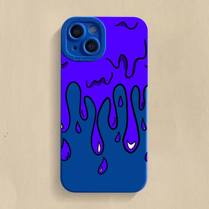 Fun Paint Graffiti Art Shockproof Silicone Phone Case For iPhone 15 14 13 12 11 16 Pro Max XS XR X 7 8 15 16 Plus SE 2020 Cover