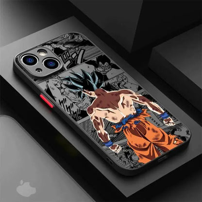Dragons Balls Phone Case for Apple iPhone 13 14 Plus 15 Pro Max 11 Pro 12 Mini XR 8 SE 7 6S XS MAX Matte Shockproof Armor Cover