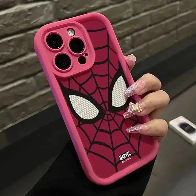 Anime Spider Man Soft Phone Case For Samsung Galaxy S24 S23 Ultra S22 S21 Plus S20 FE A12 A32 A52 A52S A23 A33 A53 A14 A34 A54