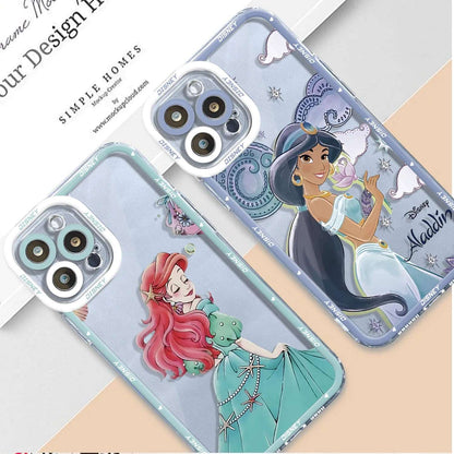 Ariel Snow White Phone Case for Samsung Galaxy S22 Plus S20 Plus S23 Ultra S20FE S10 S21 Note 10 Plus Cover Transparent Soft