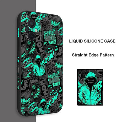 Middle Finger Bats Phone Case For Xiaomi Poco M5 M5S F5 X5 F4 X4 M4 F3 M3 X3 F2 Pro X2 C40 4G 5G GT NFC Silicone Cover