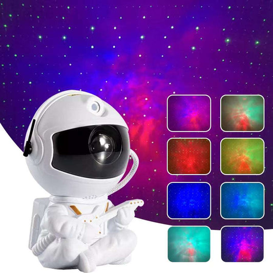 Astronaut Starry Sky Projector Night Light Galaxy LED Projection Lamp Bluetooth Speaker For Kids Bedroom Home Party Decor