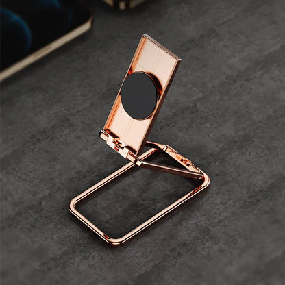 Phone Ring Holder Metal Finger Kickstand Rotation Magnetic Car Mount Grip Foldable Desktop Stand Ultra Thin Smartphone Bracket