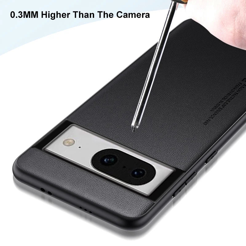 Luxury PU Leather Case For Google Pixel 8 Pro 8Pro Cover Silicone Protection Phone Case For Google Pixel 6A 7A 6 7 Pro Pixel6 8A