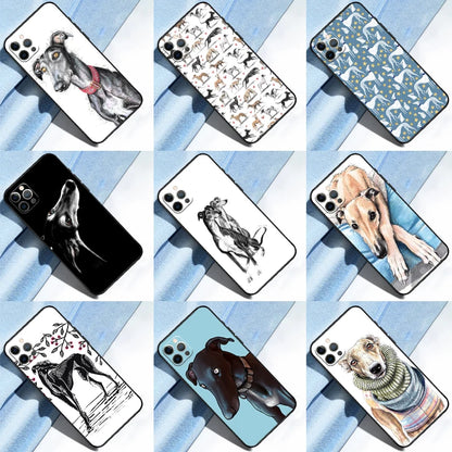 Galgo Greyhound Dog Phone Case For iPhone 14 15 13 12 11 Pro Max