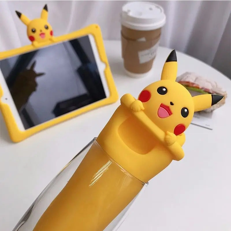 Pokemon Pikachu Silicon Stand Cover For iPad Pro 9.7 10.5 10.2 8th 9th 2018 2017 Air 1 2 3 Mini 2 3 4 5 6 Tablet Case Funda