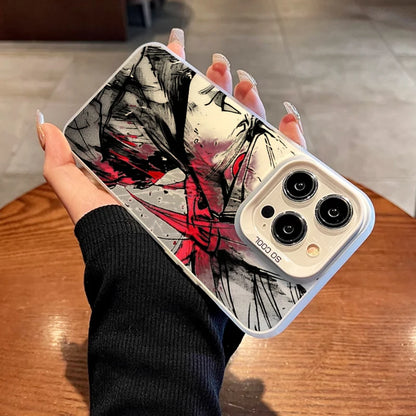 Anime Dragon Balls Saiyan For Apple iPhone 15 14 13 12 11 XS XR X Pro Max Plus Colorful Silver Back Phone Case