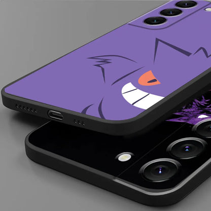 Gengar Pokemon Phone Case for Samsung Galaxy S21 S22 Ultra 5G S21 Plus S10e S7 S20 FE S8 S9 S10 S22Plus TPU Soft Cases Cover