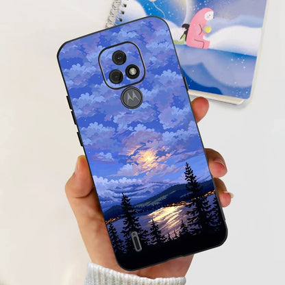 For Motorola Moto E7 Case Cover Moto E7 Power Fashion Astronaut Fundas Silicone Soft Bumper For Moto E7 Plus E7i E 7 Phone Cases