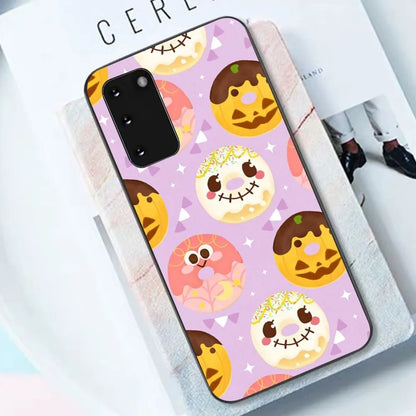 Cartoon Donut Phone Case For Samsung S 9 10 20 21 22 23 30 23plus lite Ultra FE S10lite Fundas