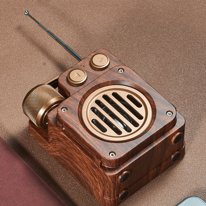 Unique Retro Radio Blue-Tooth Speaker | Portable Wireless Vintage Speaker