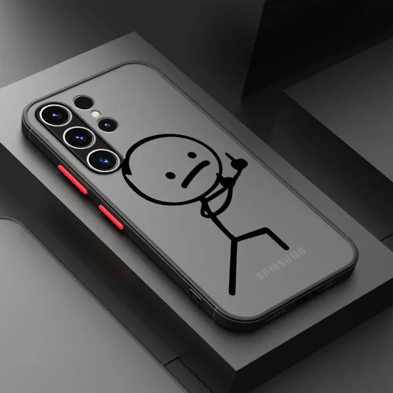 Cute Funny Matchman Phone Case For Samsung