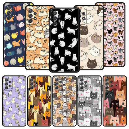 Cartoon Cats Phone Case Samsung