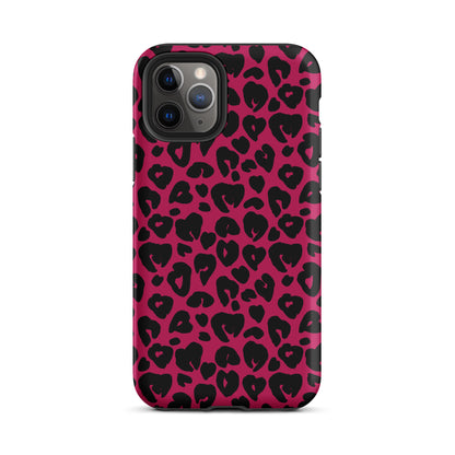 Dark Pink Cheetah Case for iPhone®