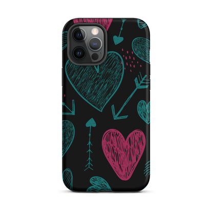 Black Heart and Arrow iPhone® Case