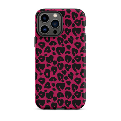 Dark Pink Cheetah Case for iPhone®