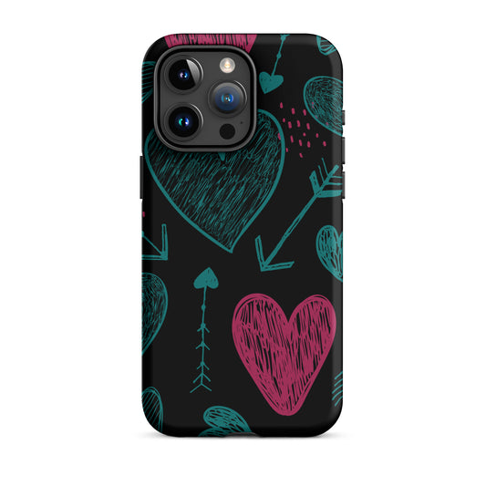 Black Heart and Arrow iPhone® Case