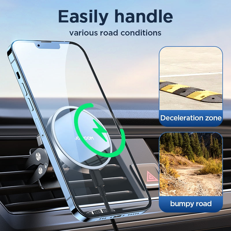 Magnetic Car Phone Holder Wireless Charger