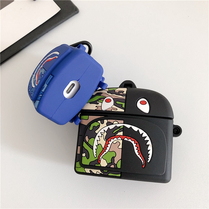 Creative Shark Backpack AirPods Case