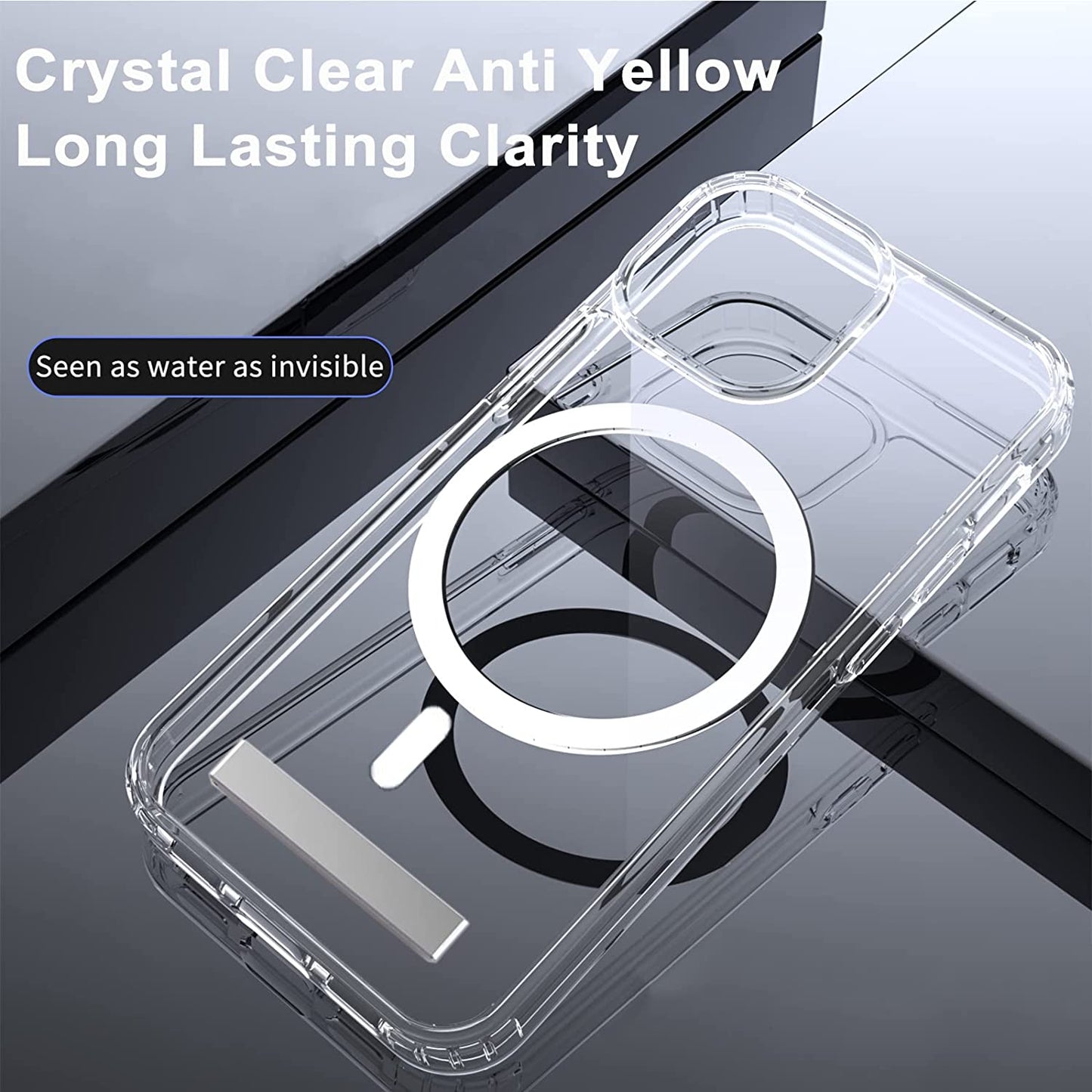 iPhone Clear Transparent Magnetic Phone Case